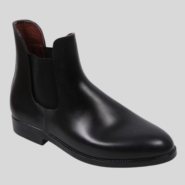 Boots d'équitation cuir synthétique QHP