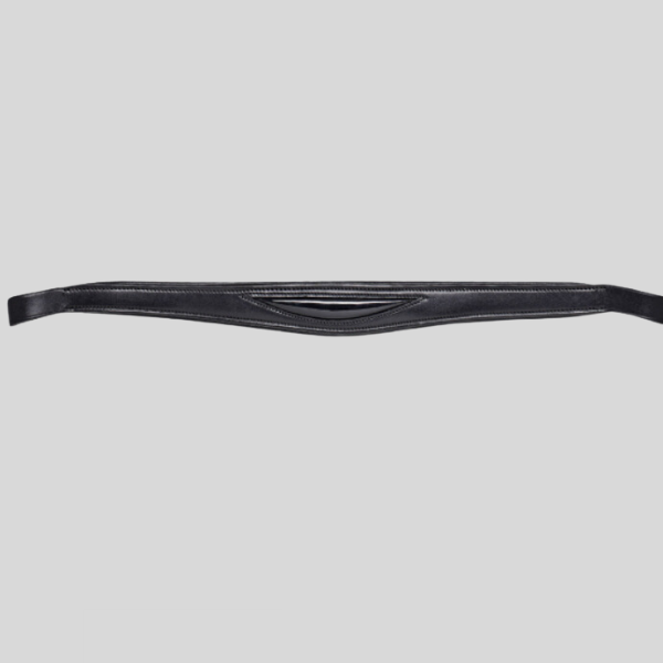 Frontal Plat Rembourré En Cuir Avec Détail En Cuir Verni B0420