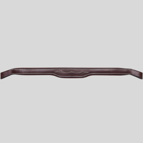 Frontal Plat Rembourré En Cuir Avec Coutures Et Partie Plus Large B0418