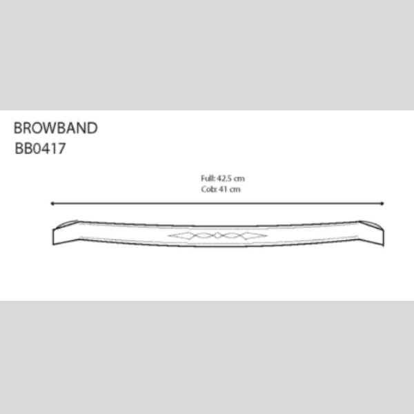 Frontal Plat Rembourré En Cuir Avec Coutures BB0417